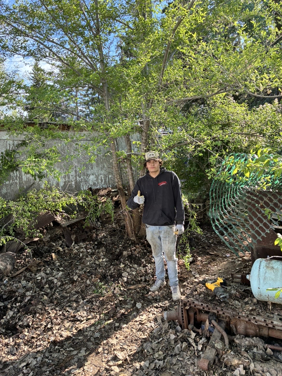 Roger Economy, owner of Dakota Cleanout