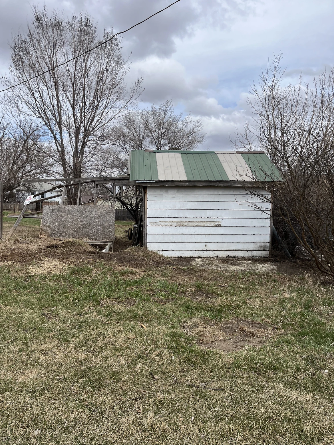 Construction debris cleanout in Minot, ND — after Dakota Cleanout service