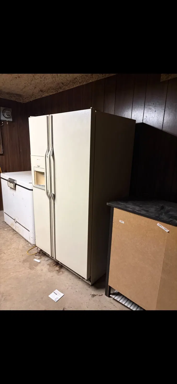 Appliance removal before Dakota Cleanout work