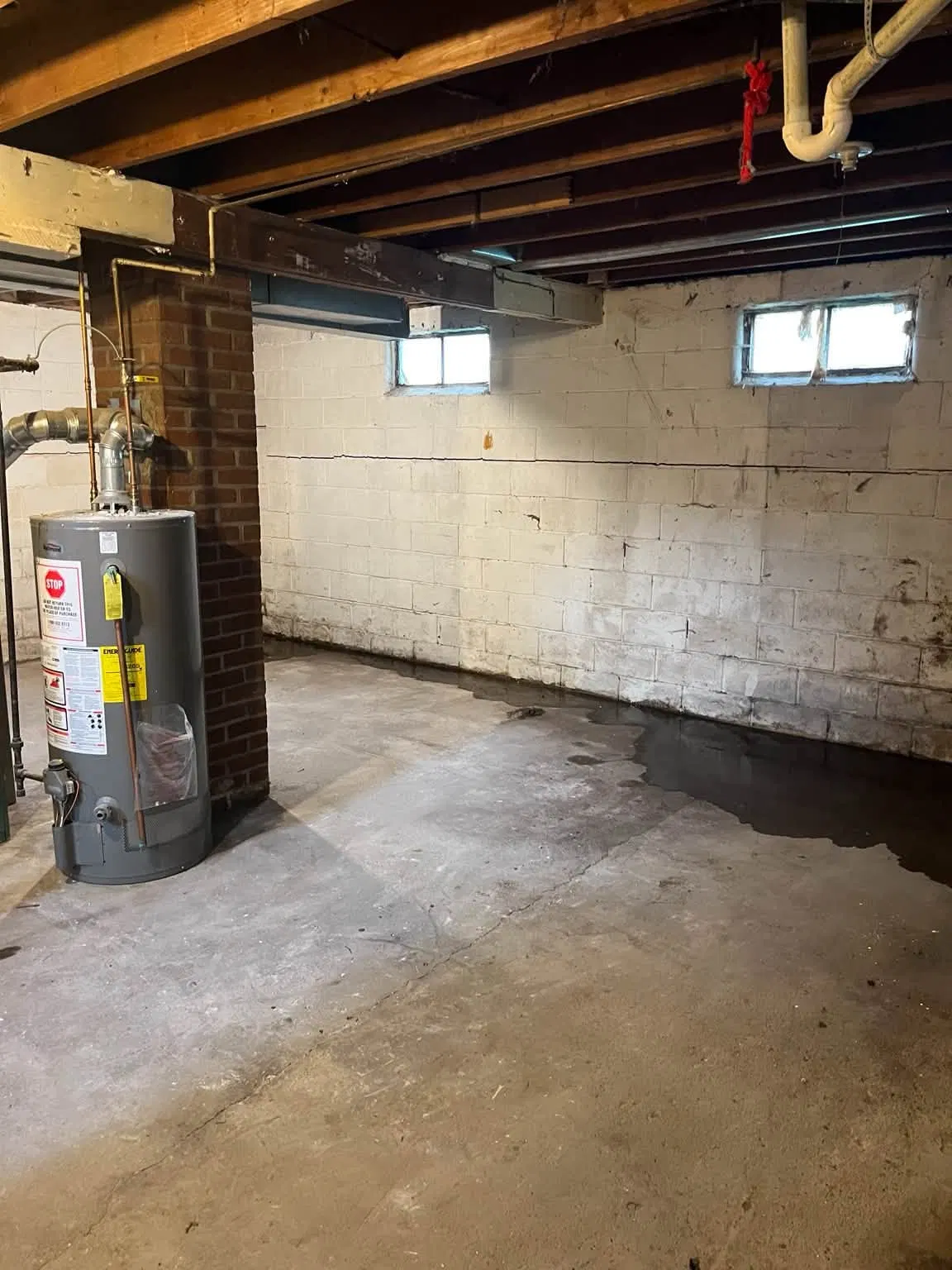 Interior wall removal after demolition